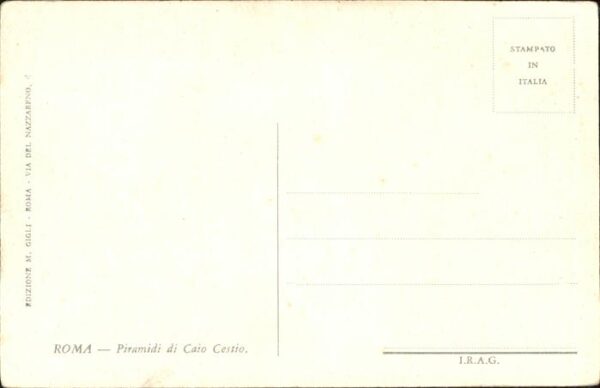 Rom Roma Piramidi Caio Cestio – Bild 2