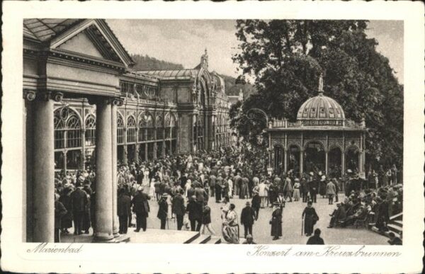 Marienbad Tschechien Boehmen Konzert Kreuzbrunnen