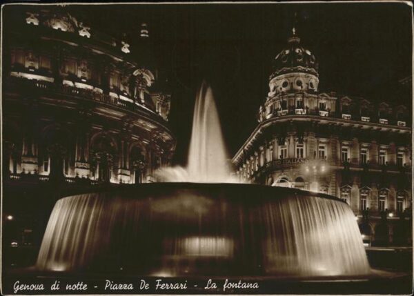 Genova Genua Liguria Piazza de Ferrari Fontana