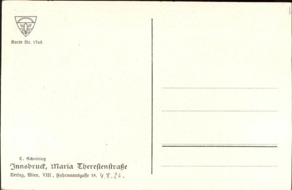Innsbruck Maria Theresienstrasse Künstler L Schei – Bild 2
