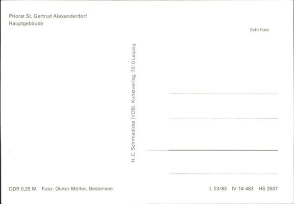 Alexanderdorf Priorat St Gertrud Hauptgebäude – Bild 2