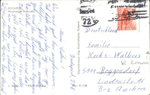 Budapest Margitszigeti Nagyszallo – Bild 2