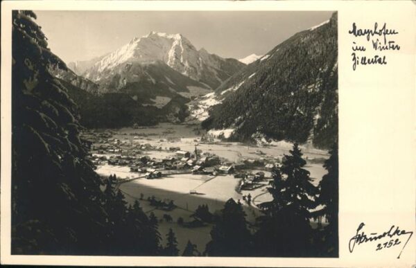 Mayrhofen Zillertal Zillertal Winter