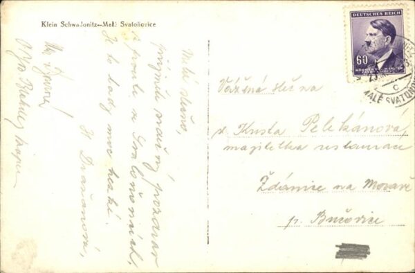 Male Svatonovice Klein Schwadowitz Kirche Inneres – Bild 2