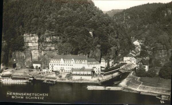 Herrnskretschen Boehmen Hrensko Böhmische Schweiz