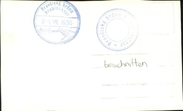 Herrnskretschen Boehmen Hrensko Böhmische Schweiz – Bild 2
