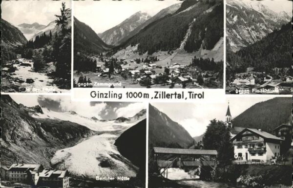 Ginzling Zillertal Berliner Hütte Zemmergrund