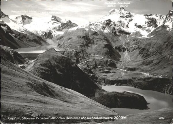 Kaprun Stausee Wasserfallboden Moserbodensperr