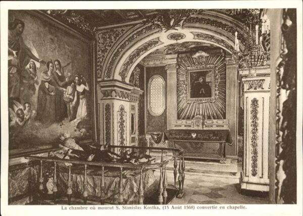 Milano Chambre mourut S Stanislas Kostka Chape