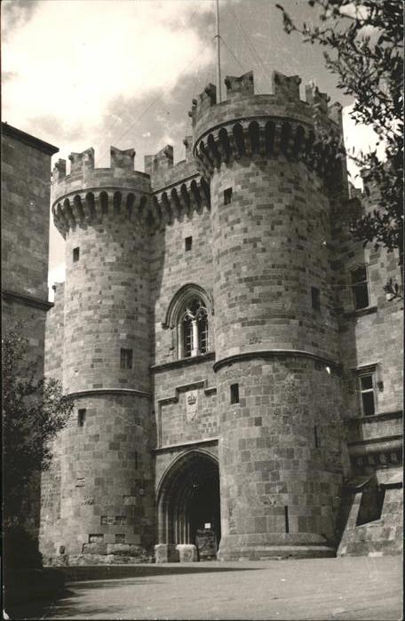 Rhodes Rhodos Greece Palast