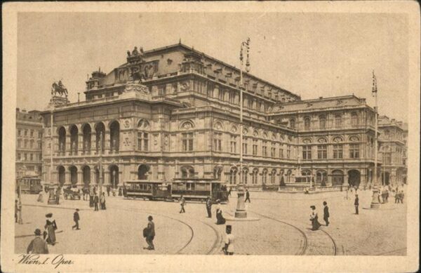 Wien Oper Strassenbahn