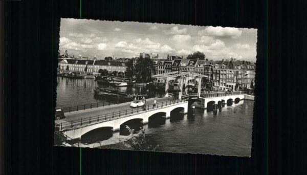 Amsterdam Niederlande Magere Brug  Schiff
