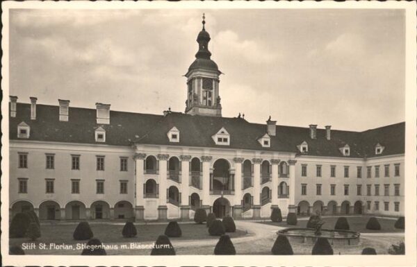 Linz Donau Stift St Florian Stiegenhaus Bläserturm