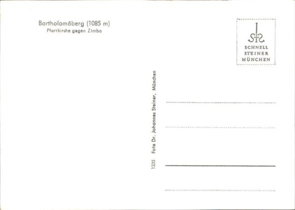 Bartholomaeberg Vorarlberg Kirche gegen Zimba – Bild 2