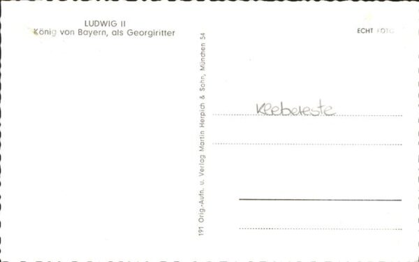 Adel Bayern Ludwig II Georgiritter – Bild 2
