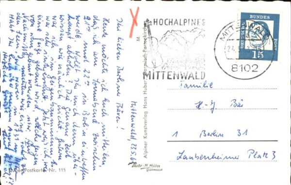 Geige Geigenbauwerkstätte Mittenwald Oktavgei – Bild 2