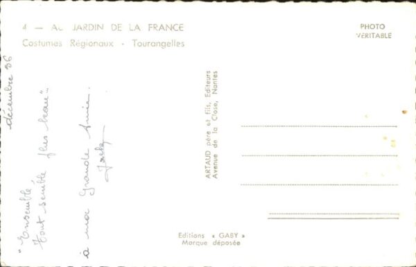 Trachten Tourangelles Frankreich – Bild 2