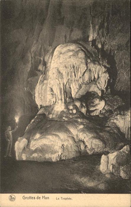 Hoehlen Caves Grottes Grottes de Han Tropfstein Le Trophee