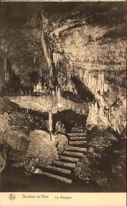 Hoehlen Caves Grottes Grottes de Han Tropfstein La Mosquee