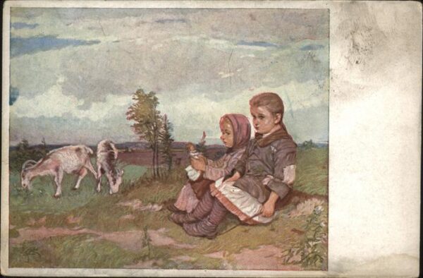 Kuenstlerkarte Gustav Sykora La Pature