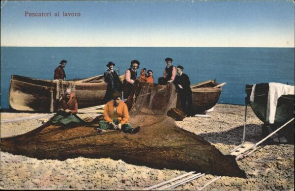 Fischerei Pescatori al lavoro