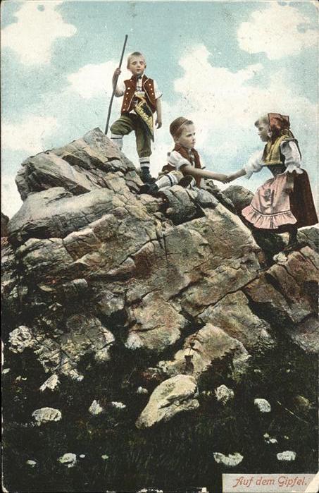 Trachten Weissbad Kinder Bergsteigen