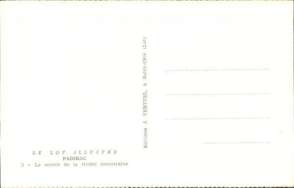 Hoehlen Caves Grottes la source de la riviere souterraine Tro – Bild 2