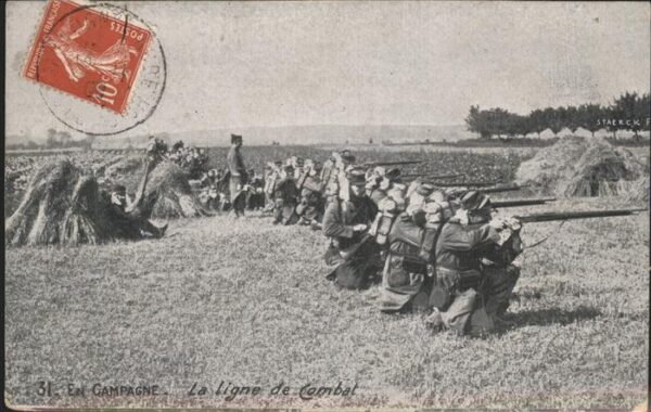Militaria la ligne de Combat Gewehre Soldaten