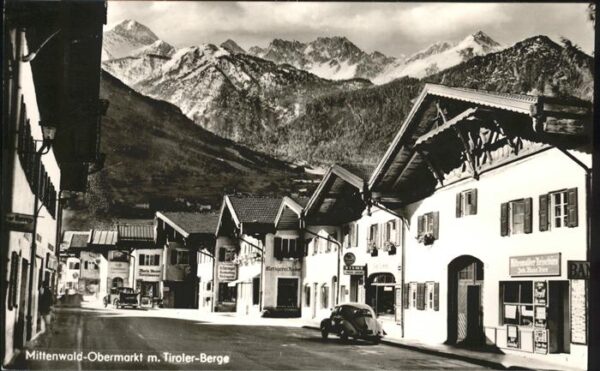 Mittenwald Karwendel Tirol Obermarkt