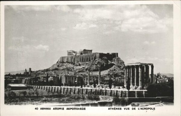 Athenes Athen vue de L'Acropole