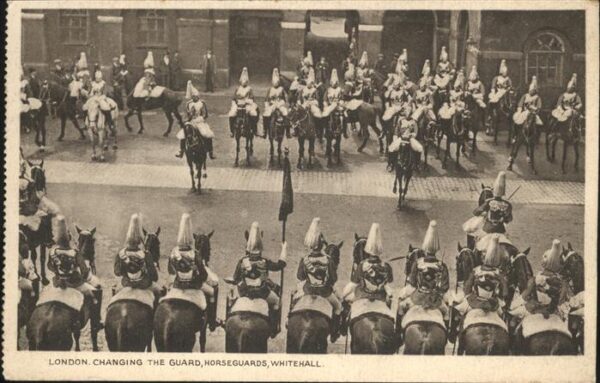 London Changing the Guard Horseguards Whitehal
