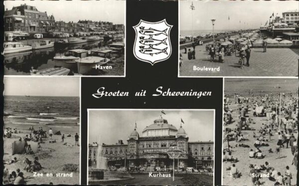 Scheveningen Strand Kurhaus Hafen