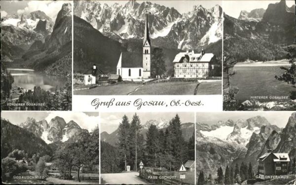 Gosau Oberoesterreich Gablonzerhaus Pass Gschütt