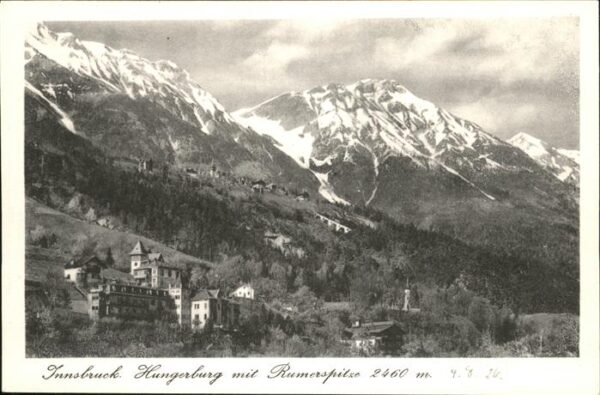 Innsbruck Hungerburg Rumerspitze
