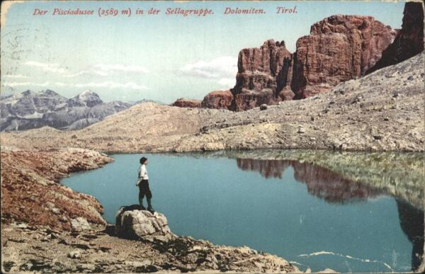 Dolomiten Tirol Pisciadusee Sellagruppe