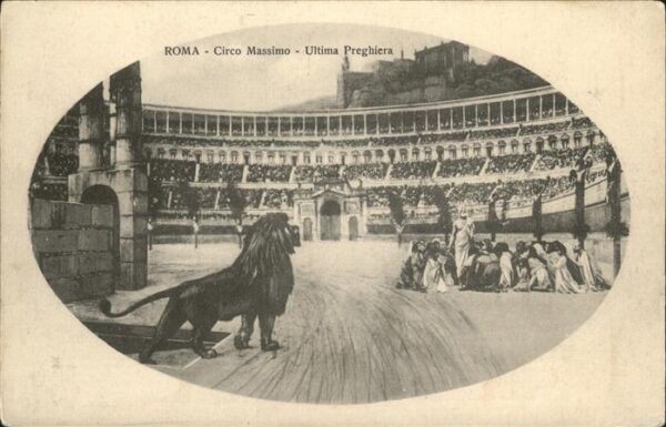 Rom Roma Circo Massimo Ultima Reghiera Löwe