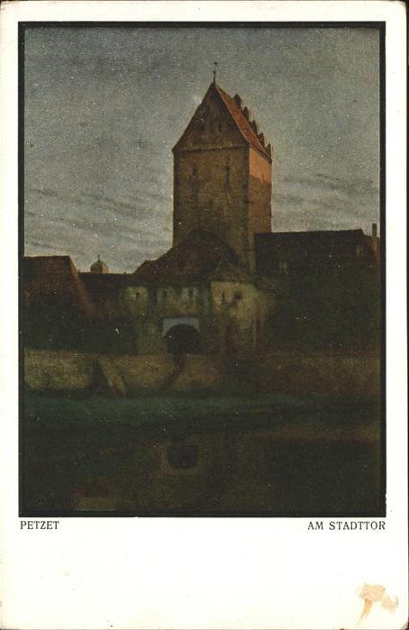 Kuenstlerkarte Petzet Stadttor