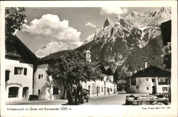 Mittenwald Karwendel Tirol Gries Karwendel