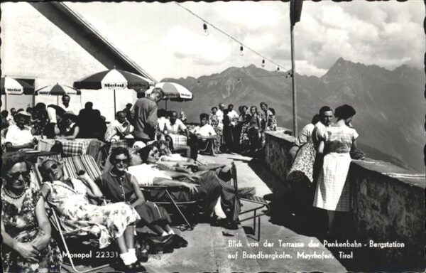 Mayrhofen Zillertal Penkenbahn Bergstation Brandbergkolm
