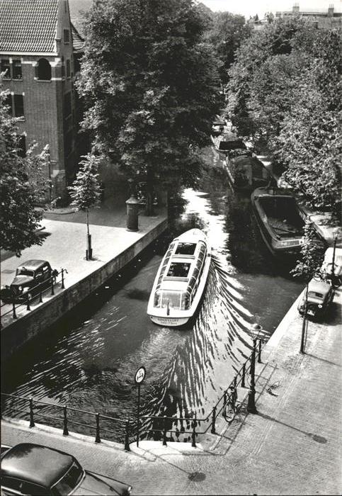 Amsterdam Niederlande Raamgracht Schiff