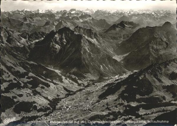 Kleinwalsertal Fliegeraufnahme