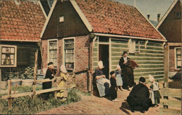 Volendam Siedlung Bewohner Tracht