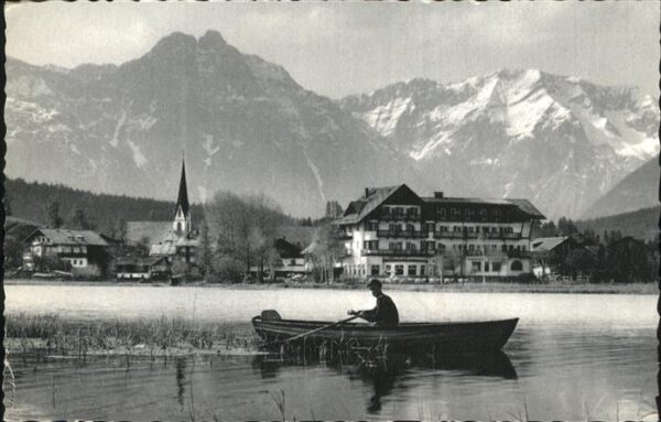 Seefeld Tirol Wettersteingebirge Boot