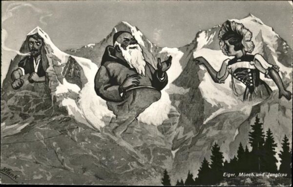 Berggesichter Eiger Mönch Jungfrau