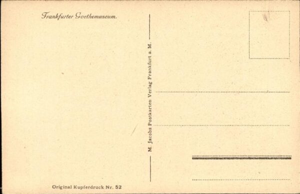 Goethe Johann Wolfgang von Silhouette Künstler G. M. Kraus Frankfu – Bild 2