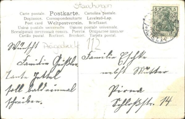 Pfingsten Pentecost Pentecote Prägedruck – Bild 2