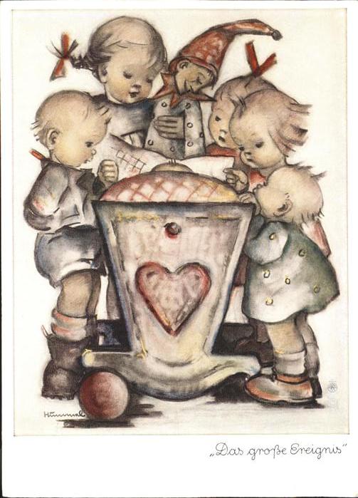 Baby Nursery Bebe Künstler Hummel Babywiege