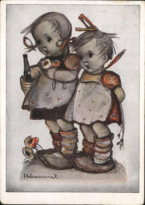 Hummel Nr. Mädchen Kinder Gratulanten