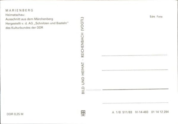 Maerchen Sagen Marienberg Heimatschau Märchenberg – Bild 2