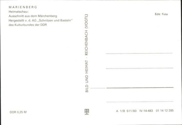 Maerchen Sagen Marienberg Heimatschau Märchenberg – Bild 2